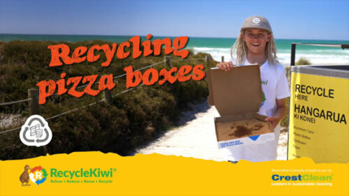 Recycling pizza boxes thumbnail